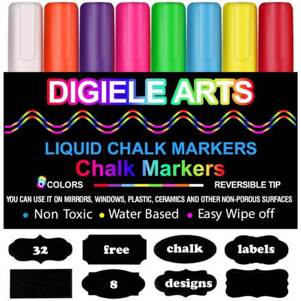 DIGIELE CHALK MARKERS 